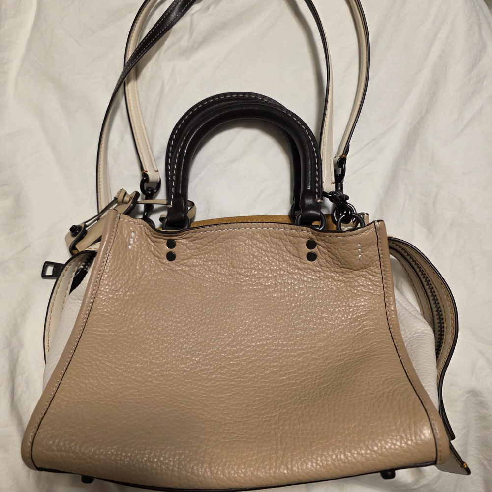 Coach Rouge 25 In Colorblock Tan